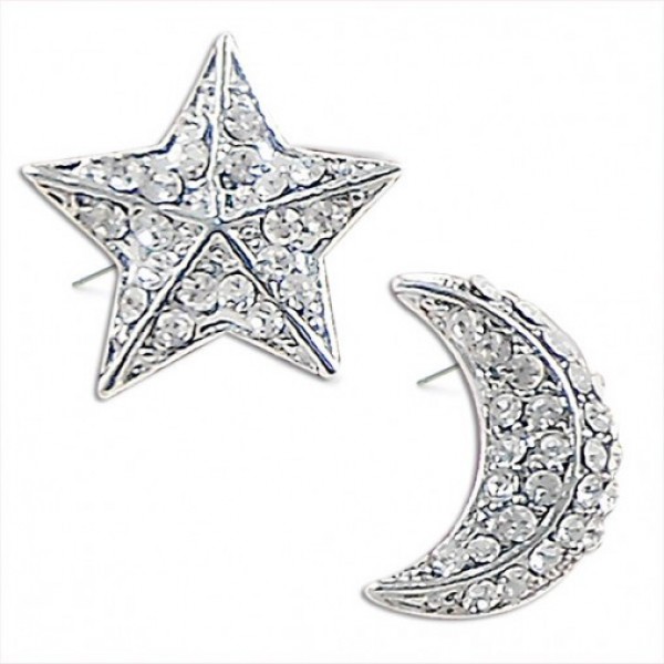Moon n Star Earrings